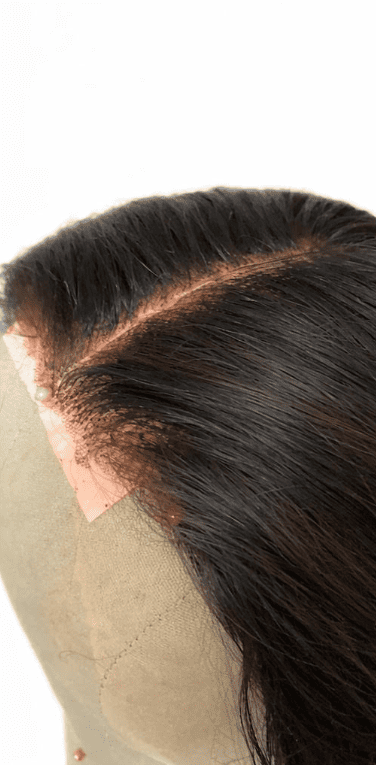 Après réparation de closure/lace endommagée